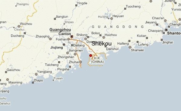 shekou Çin Haritayı göster